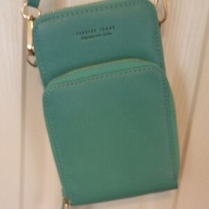 Forever Young Mint Green Bag with Gold Accents